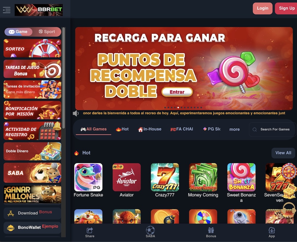Bbrbet Casino App Image 1
